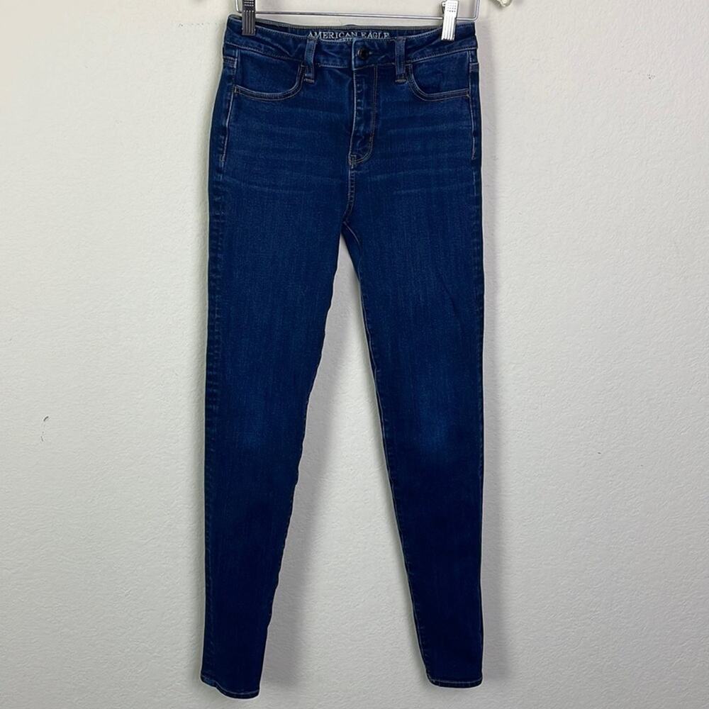 American Eagle Outfitters Super Stretch x4 skinny jeans women’s 0 long